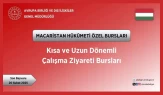 Macaristan Hükûmeti özel bursları için başvurular devam ediyor!