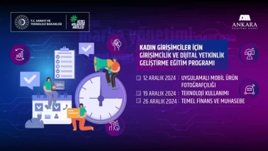 Kadın girişimciler için “Girişimcilik ve Dijital Yetkinlik Geliştirme Eğitim Programı”