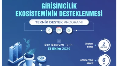 OKA 2024 Yılı Girişimcilik Ekosisteminin Desteklenmesi Teknik Destek Programı ilan edildi