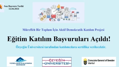 Müreffeh Bir Toplum için Aktif Demokratik Katılım Projesi Eğitim Serisi başlıyor