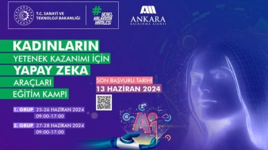 Kadınlar için yapay zeka araçları eğitim kampı düzenleniyor