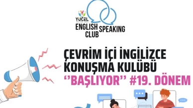 Yücel Kültür Vakfı'ndan gençler için ücretsiz İngilizce konuşma kulübü!