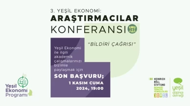 3. Yeşil Ekonomi Araştırmacılar Konferansı bildiri özetlerinizi bekliyor!