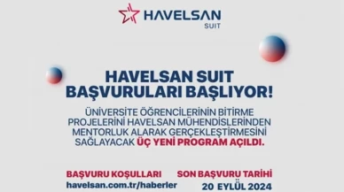 HAVELSAN Suit 2024-2025 Dönemi başvuruları başladı!