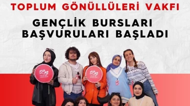 Toplum Gönüllüleri Vakfı 2024-2025 dönemi Gençlik Bursları için başvuruları açtı!