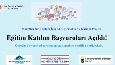 Müreffeh Bir Toplum için Aktif Demokratik Katılım Projesi Eğitim Serisi başlıyor