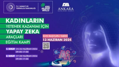 Kadınlar için yapay zeka araçları eğitim kampı düzenleniyor