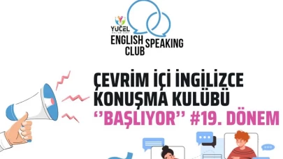 Yücel Kültür Vakfı'ndan gençler için ücretsiz İngilizce konuşma kulübü!