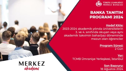 Türkiye Cumhuriyet Merkez Bankası “Banka Tanıtım Programı” başvuruları başladı!