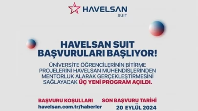 HAVELSAN Suit 2024-2025 Dönemi başvuruları başladı!