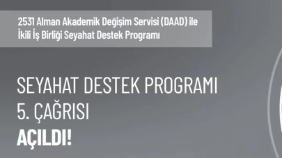 TÜBİTAK 2531 - DAAD İkili İş Birliği Seyahat Destek Programı 5. çağrısı açıldı!