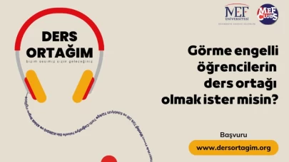 Görme engelli öğrenciler için “Ders Ortağım Projesi” devam ediyor!