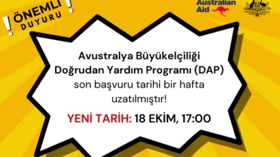 Avustralya Büyükelçiliği Doğrudan Yardım Programı (DAP) 2024-2025 proje başvuruları uzatıldı!