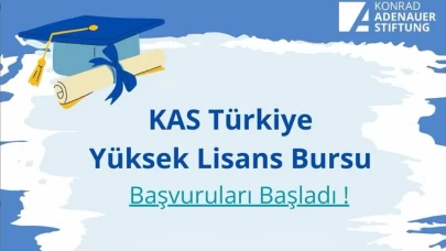 Konrad-Adenauer-Stiftung Derneği Türkiye Temsilciliği Yüksek Lisans Bursu başvuruları başladı!