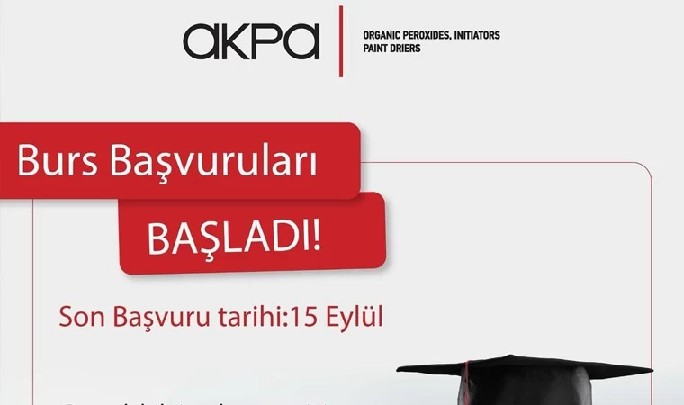 AKPA Kimya burs başvuruları başladı!