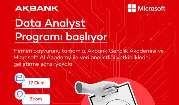 Akbank Gençlik Akademisi Data Analyst Programı başlıyor!