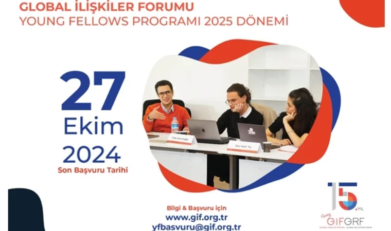 GİF Young Fellows Programı 2025 dönemi başvuruları devam ediyor!