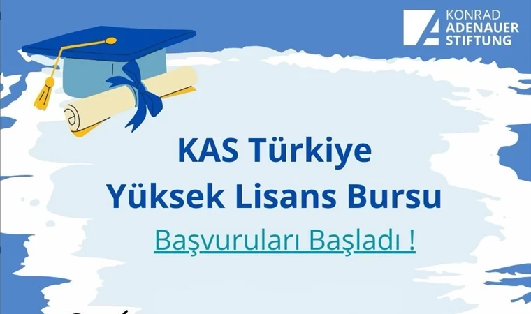 Konrad-Adenauer-Stiftung Derneği Türkiye Temsilciliği Yüksek Lisans Bursu başvuruları başladı!