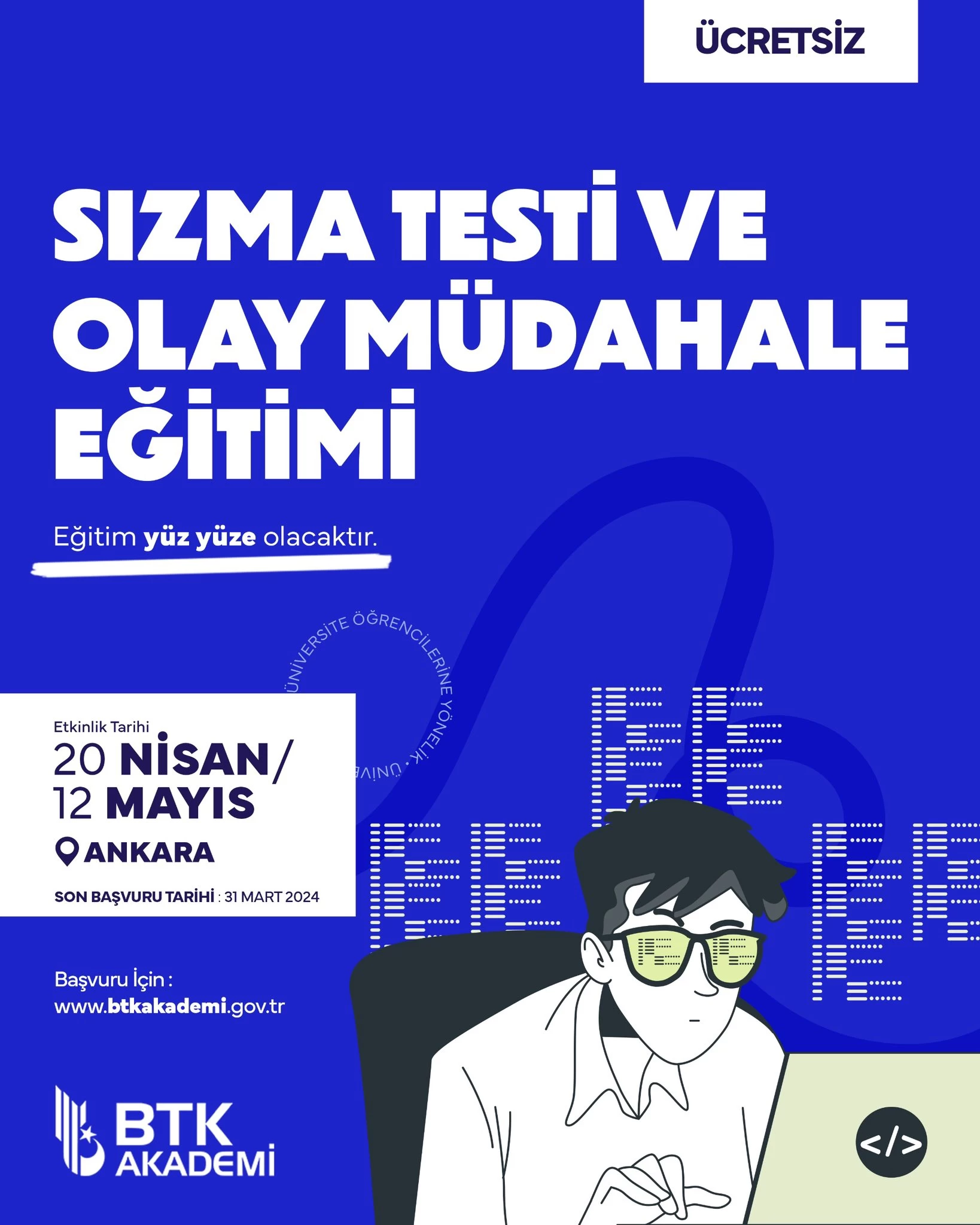 BTK Akademi Sızma Testi ve Olay Müdahale Eğitimi