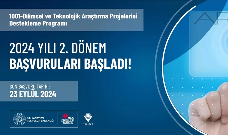 ARDEB 1001 programının 2024 yılı 2. dönem çağrıları açıldı!