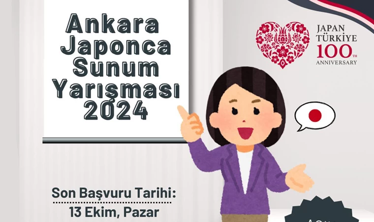 Ankara Japonca Sunum Yarışması 2024 başvuruları başladı!