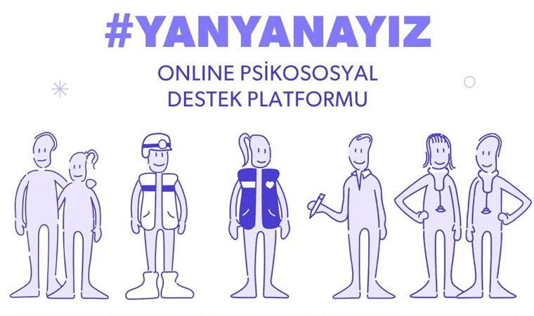 Yan Yanayız Psikososyal Destek Platformu'ndan ücretsiz destek